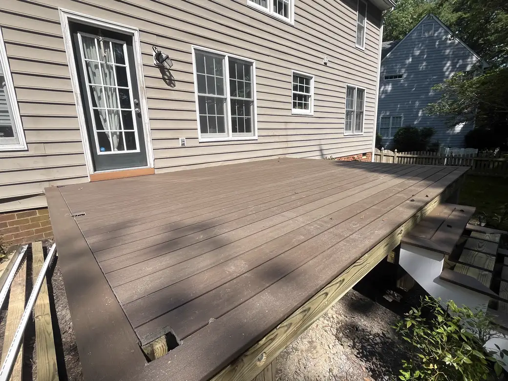 Deck refinishing and framing repair — photo 7