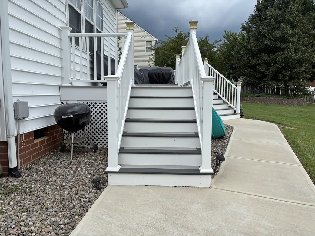 Deck Resurfacing with composite board — photo 1