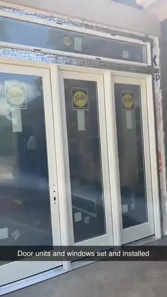 Patio to sunroom conversion — video 2