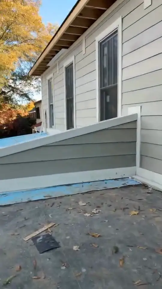 Siding and window trim out — video 1